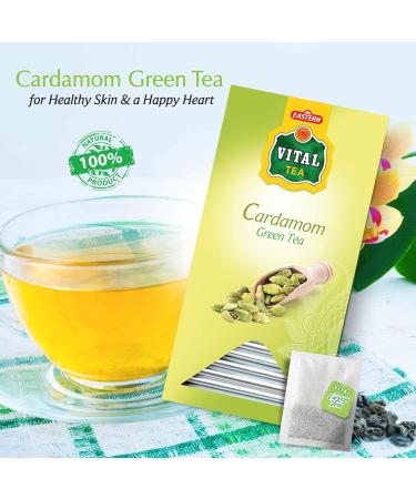 Vital Green Tea Bags 25 Count - Buy Online on GoSupps.com