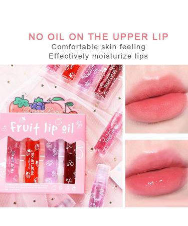 Shop 4pcs Fruity Flavors Lip Oil Set for Girls - Long-Lasting Moisturizing Roll-On Lip Gloss - Buy Online on GoSupps.com