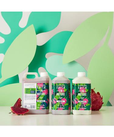 Faith In Nature Dragon Fruit Conditioner 2.5L - Vegan, Cruelty-Free, No SLS/Parabens - Revitalising Formula for All Hair Types - Buy Online on GoSupps.com