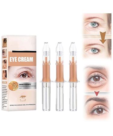 ICOVOIY 1 Min Eyes Beauty Serum Eye Cream for Dark Circles and Puffiness Anti-Aging Eye Serum for Dark Circles and Puffiness Bags (3PCS)