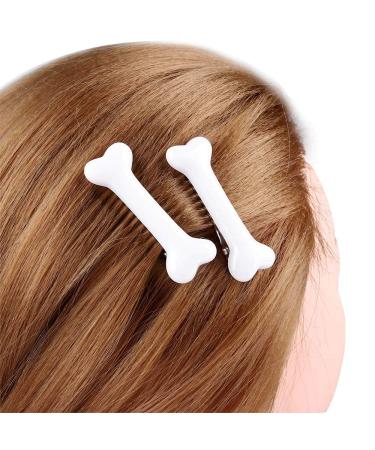 Utavu 10pcs Dog Bone Hair Clips - Spooky Goth Hair Pins for Halloween Cosplay Costume Party - Buy Online on GoSupps.com