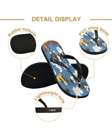 Mnsruu Flip-Flops for Puppies & Dogs Stylish Sandals for Pugs Dachshunds & More Perfect for Travel Spa & Home - XXL Size Available - Buy Online on GoSupps.com