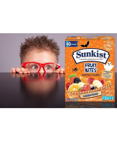Halloween Mixed Fruit Snacks Bulk Pack - 80 Individual 0.8 oz Single Serve Bags - Buy Online on GoSupps.com