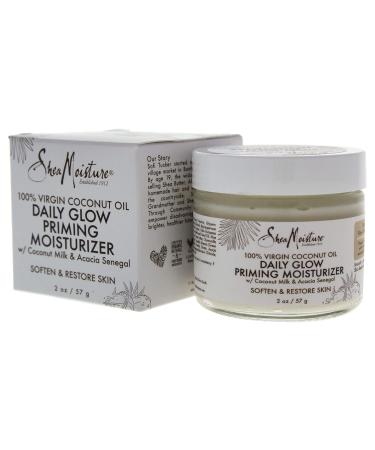 Shop Shea Moisture 100% Virgin Coconut Oil Daily Glow Priming Moisturizer - 2 oz Unisex | International Shipping Available - Buy Online on GoSupps.com