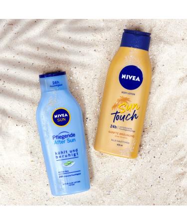 NIVEA SUN Nourishing After Sun Lotion 400ml - Soothing & Hydrating Sun Care for All Skin Types - Buy Online on GoSupps.com