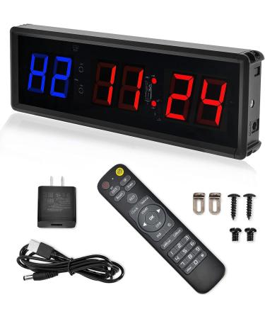 KTZON Gym Clock Timer for Home - Metal LED Crossfit Timer with Remote Control - Buy Online on GoSupps.com