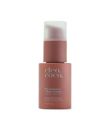 Cleo+Coco Dry Shampoo Body Powder for Women, Made with Essential Oil & Arrowroot Powder, Absorbs Odor &Wetness, All-Natural Free of Talc, Phthalates & Parabens, Made in the USA - Grapefruit 4oz Grapefruit Bergamot