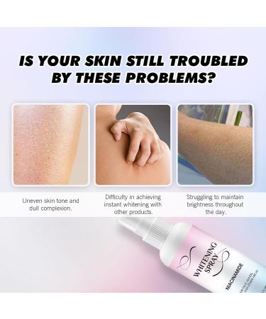  G n rique Brightening Body Spray Lightening Lotion UV Protection Formula Sweatproof Fast-Absorbing 100 ml Bottle for Legs Neck Hands Beauty Care Men Women More Indoor Outdoor - Buy Online on GoSupps.com