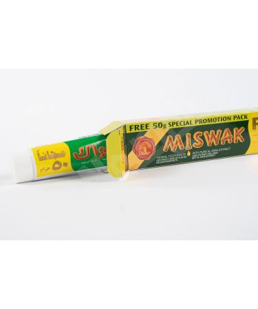 Toothpaste made from herbs and miswak fluoride-free 154g pack