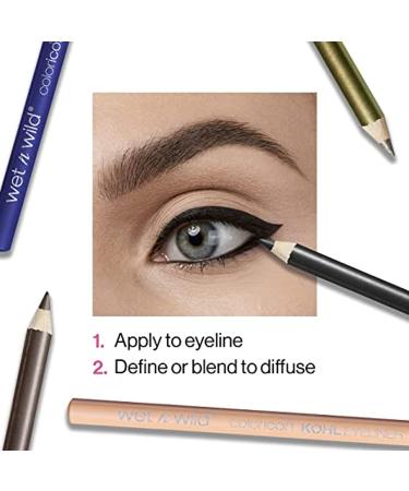 Wet 'n' Wild Color Icon Kohl Eyeliner Pencil - Intense & Hyper-pigmented Eye Makeup in Pretty in Mink - Buy Online on GoSupps.com