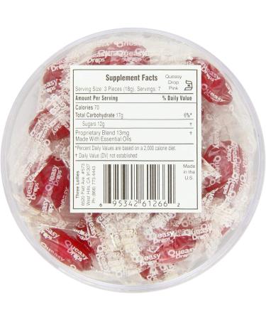 Queasy Drops for Breast Cancer Awareness | 21 Drops Nausea Relief - Drug Free & Gluten Free Raspberry Flavor 21 Count - Chemo, Motion Sickness, Hangover Relief - Buy Online on GoSupps.com