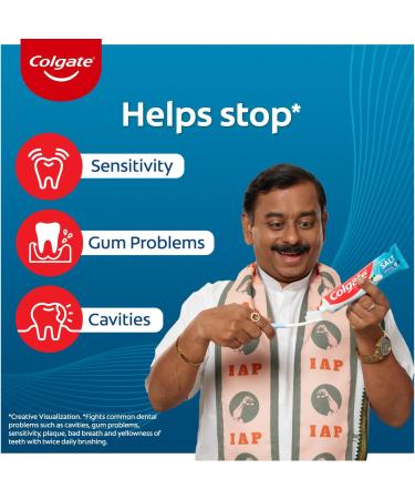 Colgate Active Salt Toothpaste - 100g | Fresh Breath & Deep Cleaning | International Shipping Available - Buy Online on GoSupps.com