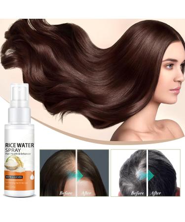 Rice Water Hair Growth Spray | Hair Loss Treatment with Castor Oil & Biotin - International Shipping Available - Buy Online on GoSupps.com