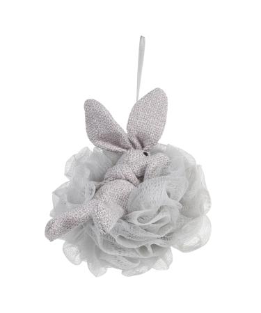 Angoily Bath Mesh Sponge Bath Loofah Bathroom Supply Exfoliating Loofah Cleaning Loofah Adorable Bath Balls Loofah Sponge Bathing Accessory Mesh Bath Household Pe Pink Child Wishing Rabbit