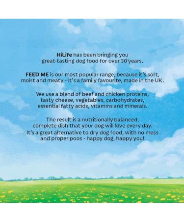 HiLife FEED ME! - Complete Dry Dog Food - Tasty Beef Cheese Vegetables - Soft Moist & Meaty 6kg Single Beef Cheese and Fresh Vegetables 6 kg (Pack of 1) - Buy Online on GoSupps.com