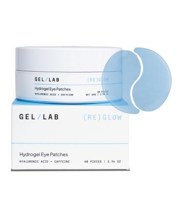 REGLOW Hyaluronic Acid & Caffeine Under Eye Gel Patches Korean Hydrating Eye Mask for Wrinkles Dark Circles and Puffiness 60 Gel Eye Patches