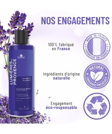 Fauvert Professionnel Shampooing Violet Repigmentant Dejaunisseur Lavande de Valensole - Neutralise les Reflets Jaunes - Cheveux Blonds Blancs ou Gris - Sans Sulfates et Parabens - Fabriqu en France - Buy Online on GoSupps.com