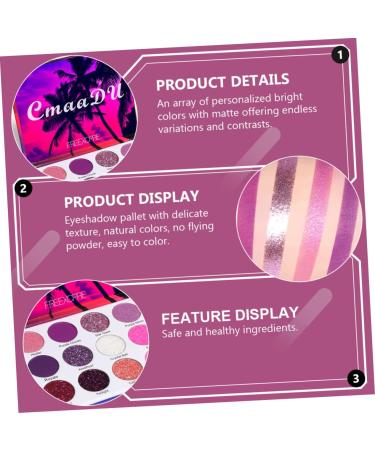 WOONEKY 1 Box Eyeshadow Palette Woman Eyeshadow Pallet Eye Shadow Plate Makeup Supplies Plastic - Buy Online on GoSupps.com