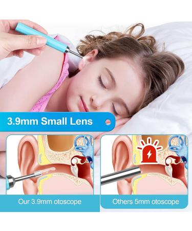 1080P WiFi Ear Cleaner Camera with 8 Pcs Ear Set - Blue | Ear Wax Removal Tool with Light | Waterproof Ear Wax Remover Compatible with iPhone and Android - Buy Online on GoSupps.com