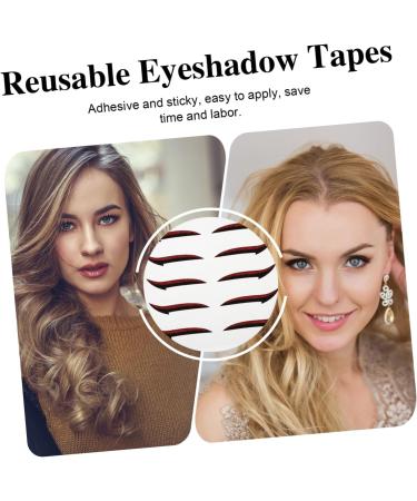 BIUDECO Double Sided Eyelid 60 Pairs Eyeshadow Stickers Double Sided Tape Winged Eyeliner Stencil Eye Makeup Tools With Wings 14X10X0.5cmx3pcs Assorted Colorx3pcs - Buy Online on GoSupps.com