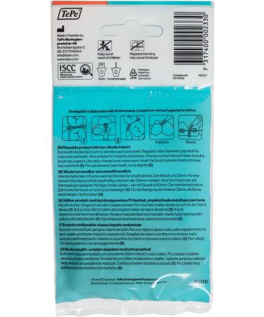 TePe Interdental Brushes X-Soft Light Red | 0.5 mm | 8 Pieces | Best for Oral Hygiene - International Shipping Available - Buy Online on GoSupps.com