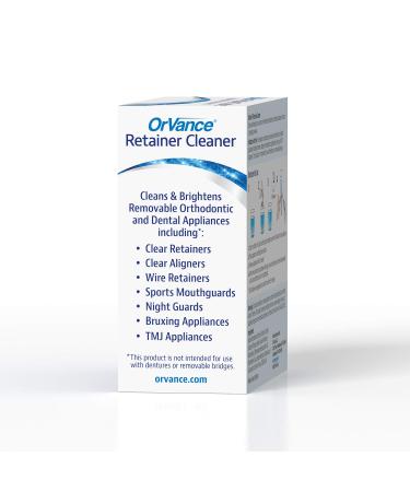 OrVance Retainer Cleaner Tablets (3 Month Supply) - Removes Odors, Stains, and Plaque | For Invisalign, Night Guards, and Dental Appliances - Buy Online on GoSupps.com