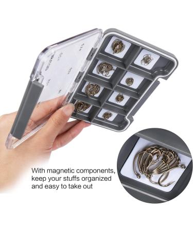 Goture 120PCS Fly Barb Fishing Hooks Kit with Magnetic Box - High Carbon Steel Fly Tying Hooks Set - Buy Online on GoSupps.com