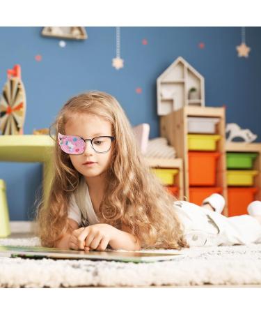 Lusofie 8 Pcs Colorful Eye Patches for Kids - Stylish Right & Left Eye Patches for Boys & Girls | Ideal for Glasses | International Shipping - Buy Online on GoSupps.com
