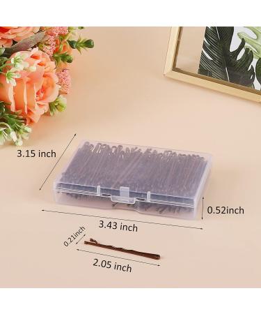 Laicky Bobby Pins 200 Count Brown Hair Pins with Box for Women, Girls, Kids - Wave Hairgrip Barrette Hairclip Bulk Accessories (2.2 Inch) - Buy Online on GoSupps.com