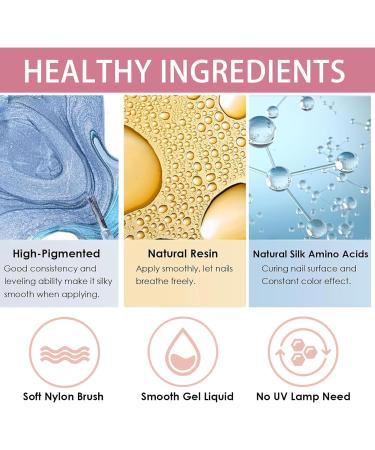 Nude Nail Polish Set 3 Colors Nail Varnish Sets Quick Dry & Long Lasting Pink Nude Nail Polish No Need UV Light Pink Nail Varnish for DIY Nail Art 15ML - Buy Online on GoSupps.com