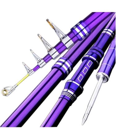 Fishing Rods 2.1m 3.6m Carp Rods Telescopic Sea Fishing Light Hard Fishing Rods 3m Purple