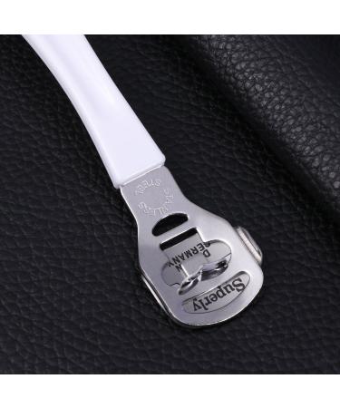 Foot Callus Remover & Cuticle Care - Pedicure Tool with 20 Blades for Hard Skin & Corns - Ultimate Foot Care Solution - Buy Online on GoSupps.com