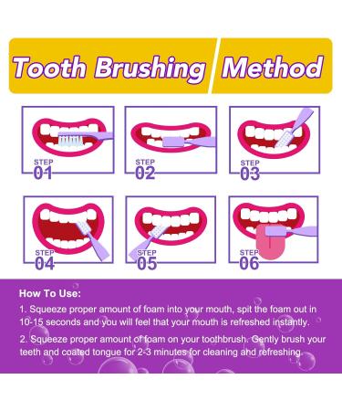 Teeth Whitening Toothpaste Mousse | Foaming Deep Clean & Tartar Removal | 60ml Oral Hygiene Foam - Buy Online on GoSupps.com