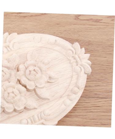 1pc Door Bed Applique Carving Delicate Style Wood Decorative Furniture Landscape European Lifelike - Buy Online on GoSupps.com