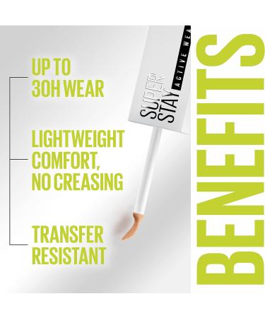 Maybelline Superstay Activewear 30H Corrector 45Tan 30 ml 45 Tan 10 ml 1er Pack - Buy Online on GoSupps.com