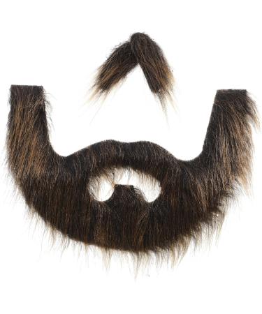 TOVINANNA 4 Sets Beard Dress up Brown Beard Pirate Beard Fake Eyebrow Fake Beard Beards for Costumes Plush 20.00X13.00X0.50CMx4pcs Multix4pcs - Buy Online on GoSupps.com