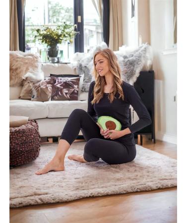 K Collection Heat Pack with Novelty Plush Cover - Avocado Design - Microwavable Plush Clay Beads Heat Bag - Heating Pads Hot Avocado Heat Pack - Buy Online on GoSupps.com