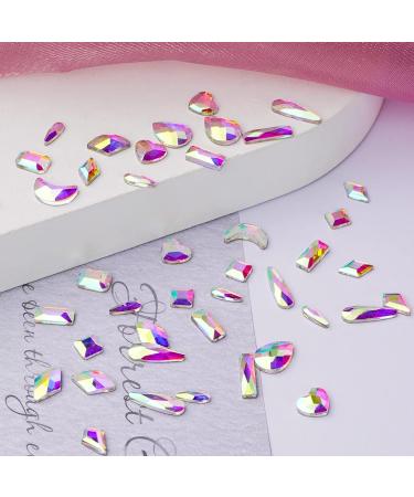Canvalite 1820Pcs Rhinestones Nail Gems Set - 12 Styles Glass Crystals for Nail Art | Multi-Shape Flatback Rhinestones with Picker & Tweezers - Buy Online on GoSupps.com