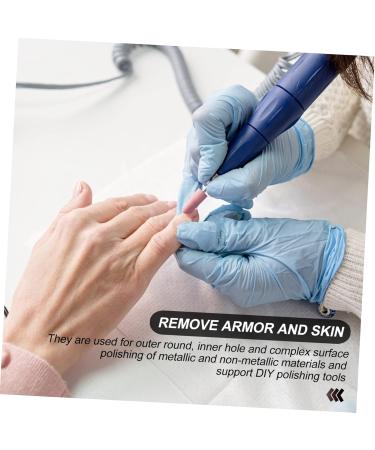 FRCOLOR Remover Caps Sand Cap sanding bits for Sanding Caps Foot File Remover ceramic bit Polisher Sand carbide bit Pedicure Tool set dedicated Manicure Grinding Head - Buy Online on GoSupps.com