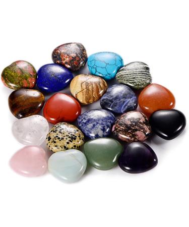 Morella Gemstone Heart Lucky Charm - Unakit Stone Heart 3cm in Velvet Bag | International Shipping - Buy Online on GoSupps.com