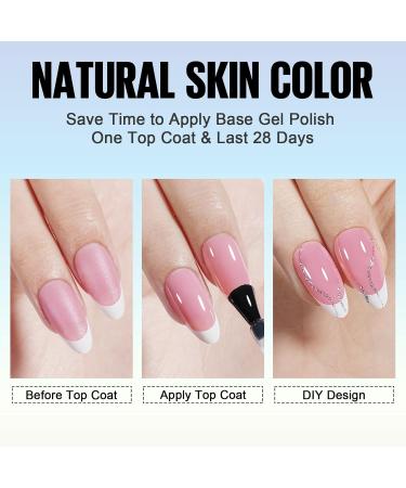 Tomicca French Press On Nails - 180 Almond Nail Tips 3-in-1 Pre-Colored Full Cover & Base Coat for Nail Art | 15 Sizes Available - Rose Almond Finish - Buy Online on GoSupps.com