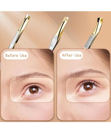 Xumann 3pc Professional Eyebrow Tweezers Set for Women - Slanted Tweezer for Facial Hair Removal - Buy Online on GoSupps.com