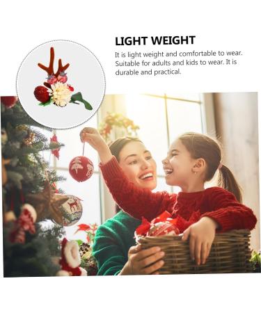 ABOOFAN 4 Pairs Reindeer Antler Hair Clip Christmas Characters Hairpin Reindeer Hairpin Reindeer Antlers Hair Clips Barrettes for Women Christmas Hair Decorations Accessories Fairy Child - Buy Online on GoSupps.com