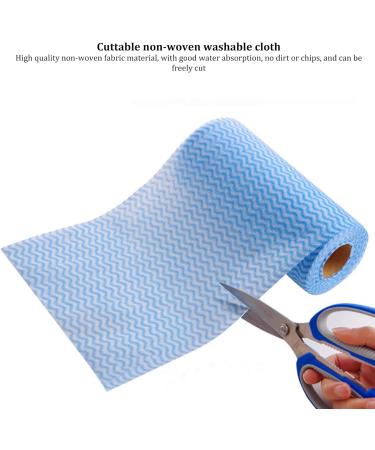 3 Rolls Kitchen Cloth 150 Sheets Disposable Dish Cloths Cleaning Cloths All Purpose Dish Cloths Non Woven Blue Cloths Wash for Kitchen Bathroom Window Glass - Buy Online on GoSupps.com