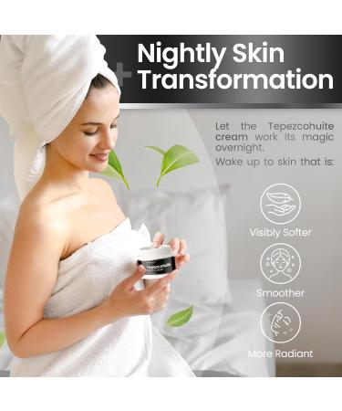 Tepezcohuite Cream - Original Enhanced Formula | Mexican Night Cream for Radiant Skin | Milagrosa Skin Care 2oz - Buy Online on GoSupps.com