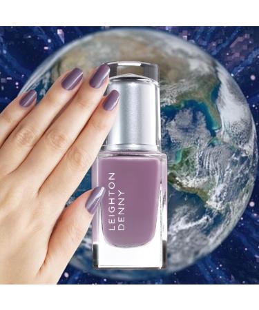 LEIGHTON DENNY Nail Polish - Eager Vegan - 75% Plant-Based Nail Varnish - Vegan - 12ml Lilac - Buy Online on GoSupps.com