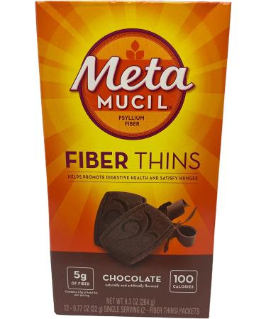 Metamucil Psyllium Fiber Thins Bundle with ThisNThat Tip Card - Apple Crisp, Cinnamon Spice, Chocolate | Digestive Health Support - Buy Online on GoSupps.com
