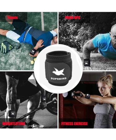 Suprbird Wrist Bandages - Breathable Wrist Support for Carpal Tunnel & Sprains with Velcro Fastener - Right & Left Hand Fitness - Buy Online on GoSupps.com