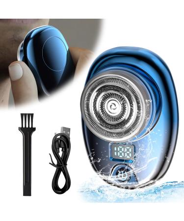 OneNine Mini Shaver Portable Electric Shaver with LED Display Electric Razor for Men USB Rechargeable Waterproof Portable Shavers Easy One-Button Wet and Dry Use Suitable for Home Car Travel