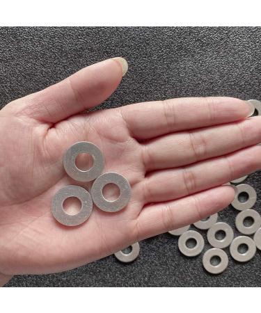 Pinhoollgo 100 Silver Aluminum Flat Washers for Bracelet DIY Craft Jewelry Making - 10x22x1mm - Buy Online on GoSupps.com